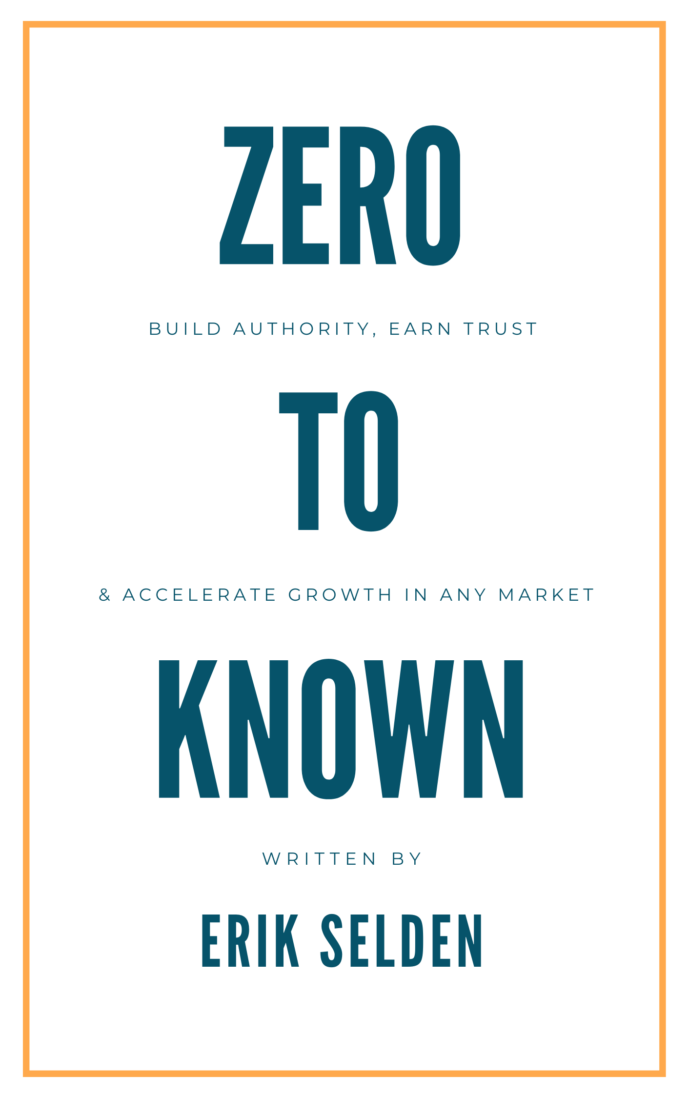 Zero to Known book cover