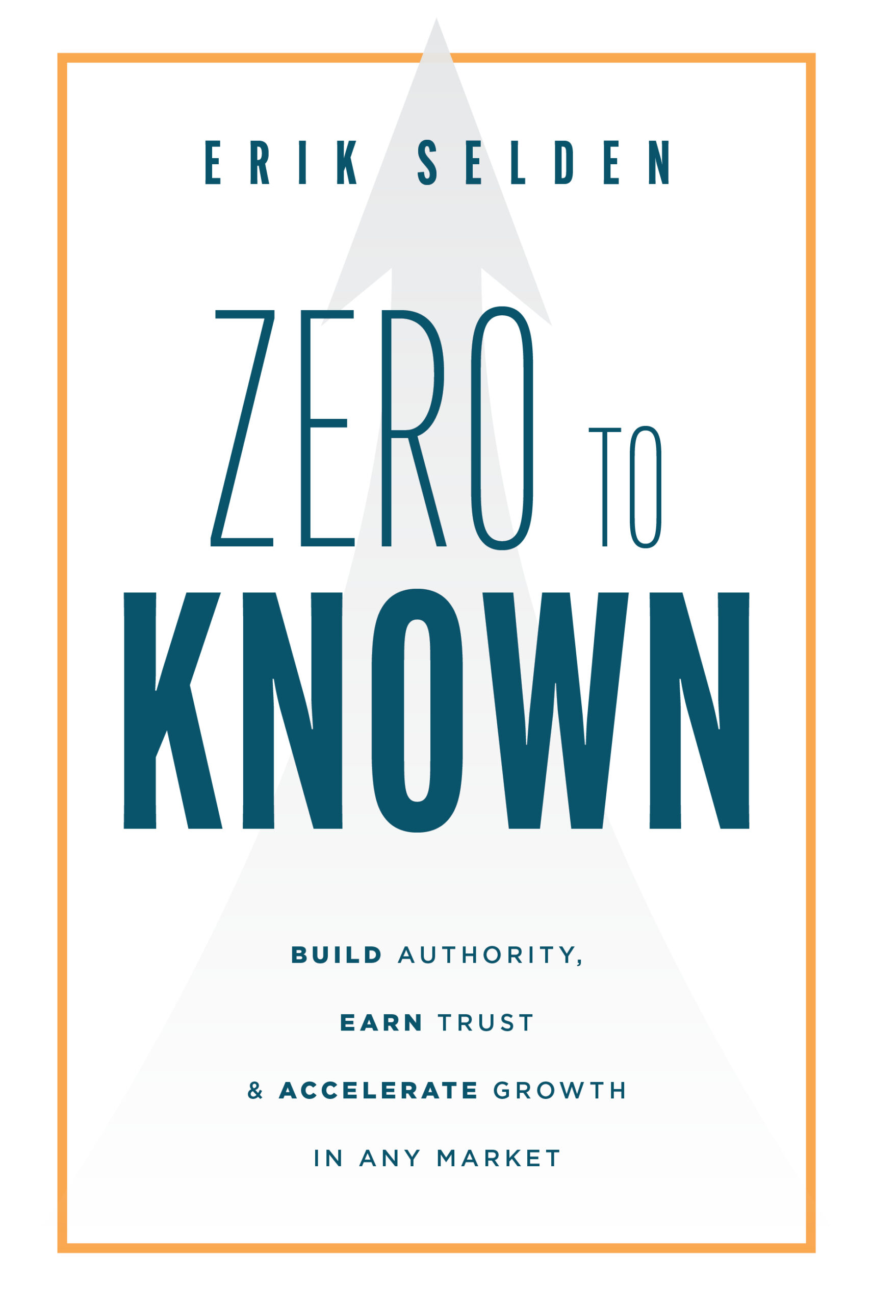 Zero to Known book cover by Erik Selden